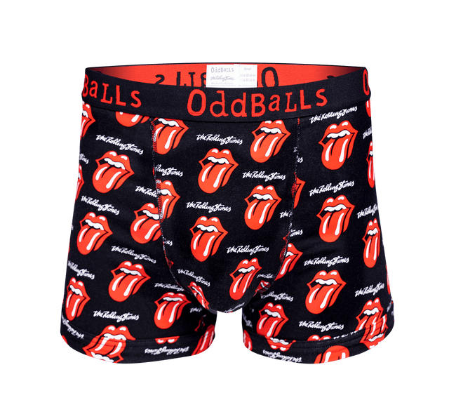 The Rolling Stones - Black - Mens Boxer Briefs